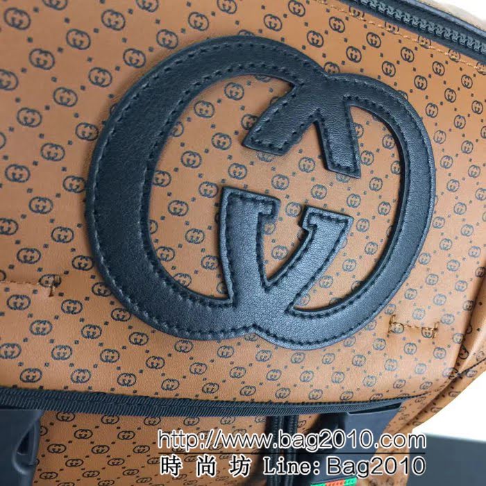 GUCCI古馳原單 新款專櫃品質原單貨實物實拍 536413棕皮雙肩背包 HY1293